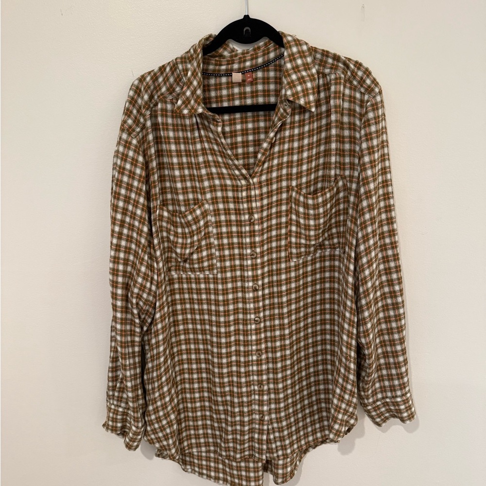 Pilcro Plaid Buttondown